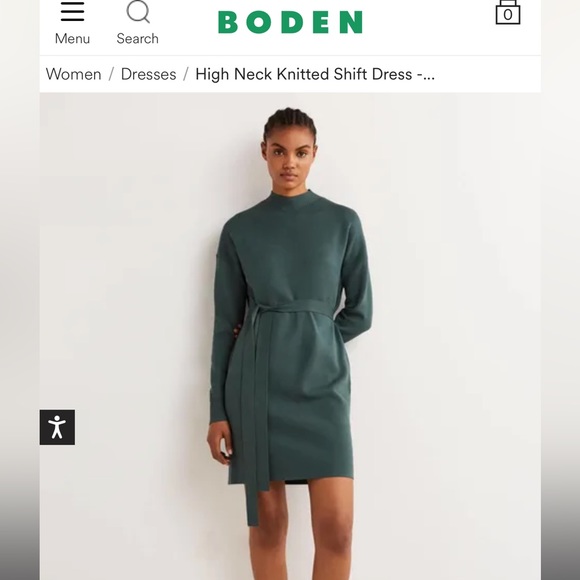 Boden Dresses & Skirts - High neck knitted shift dress 14